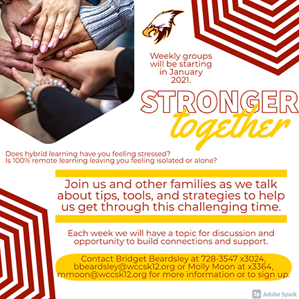 Support and Connection for Families Stressed Out from Hybrid/Remote Learning