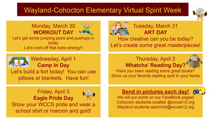 Join in Elementary Spirit Week from Home
