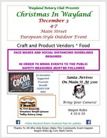 Christmas in Wayland slated for December 3